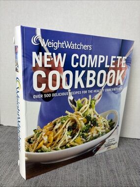Weight Watchers White Cookbook with Colorful Section Tabs